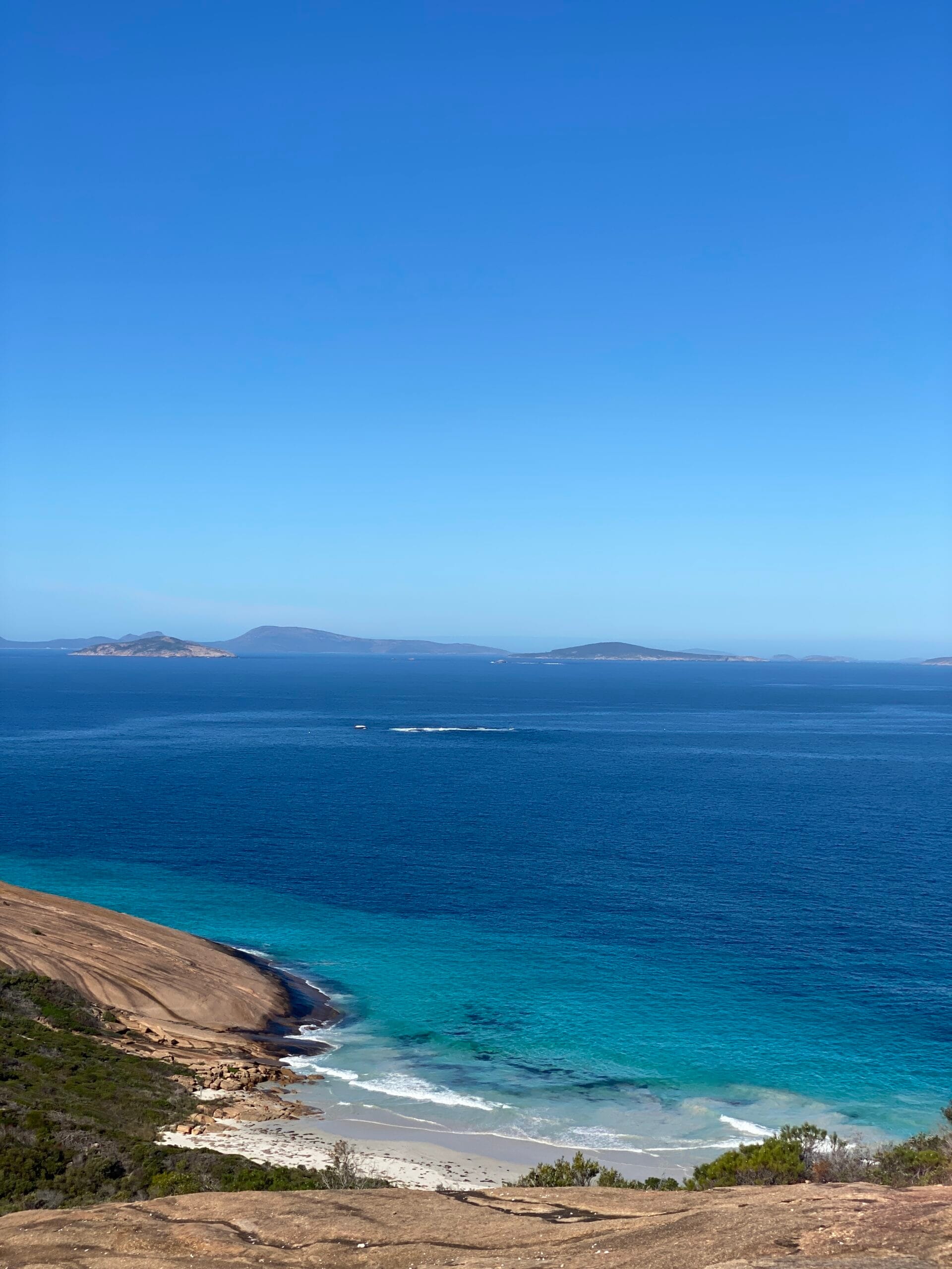 Backpackers at Esperance Western Australia lookout during working holiday travel